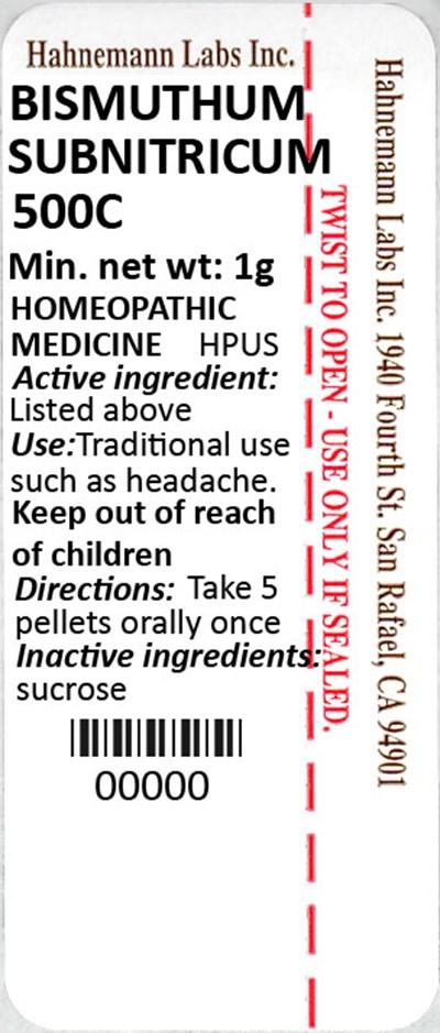 Bismuthum Subnitricum 500c 1g (Bismuthum Subnitricum 500c 1g)